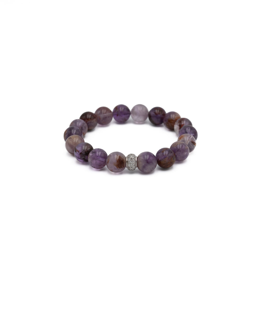 Amethyst with inclusions Bracelet