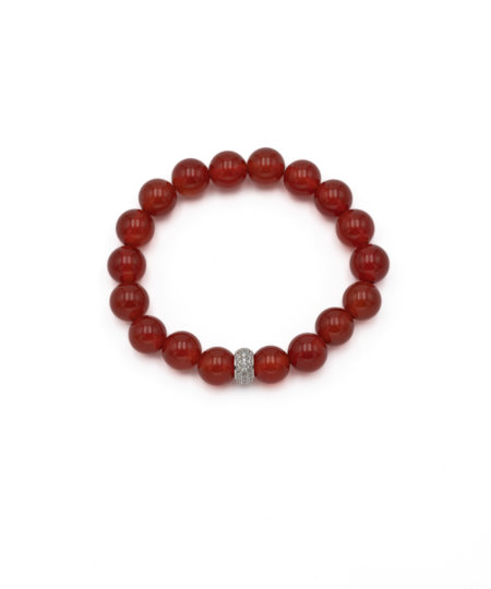 Carnelian (Karneol) Bracelet flat