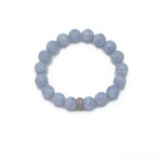 Chalcedony blue Bracelet flat