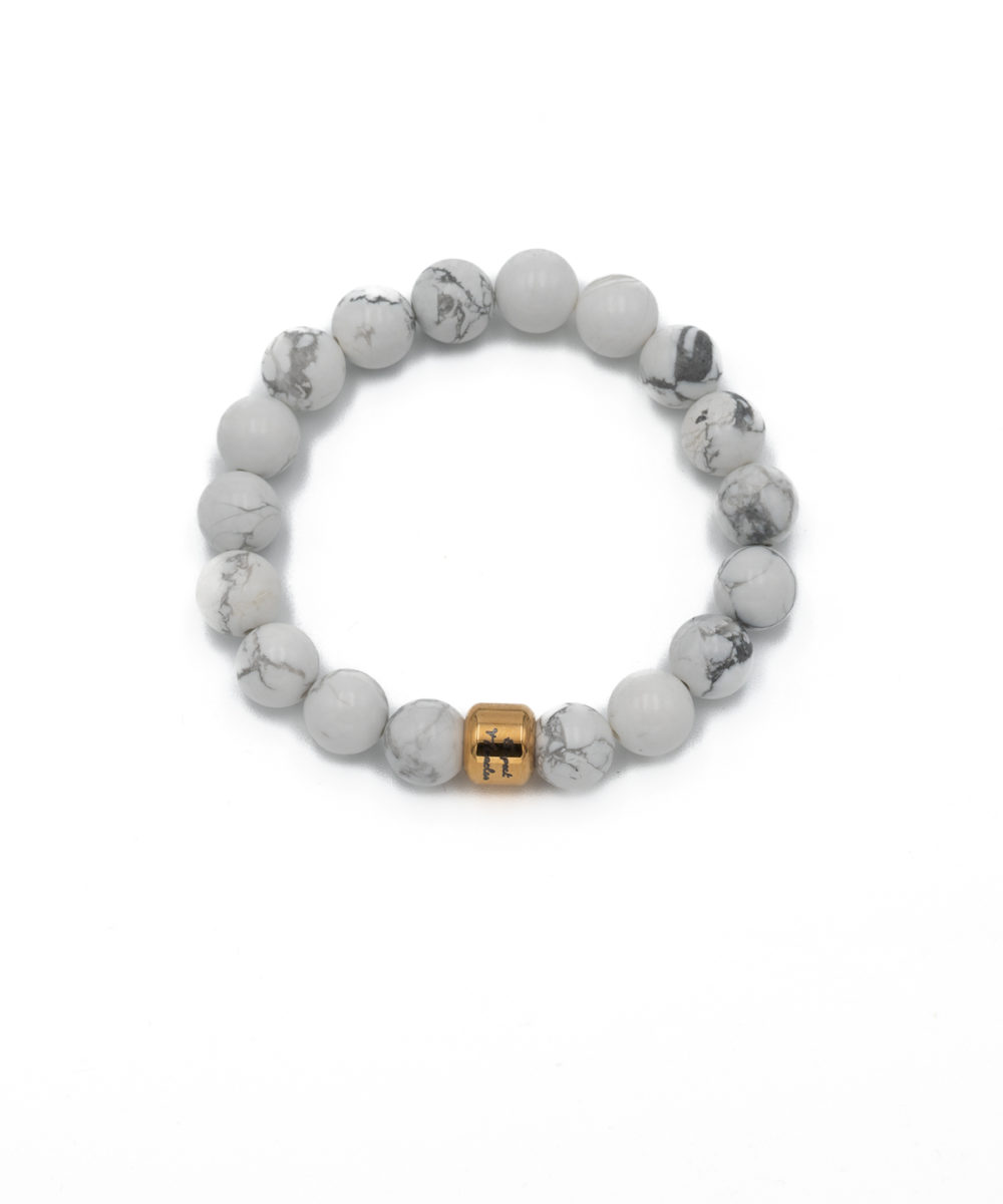 Howlite Bracelet flat